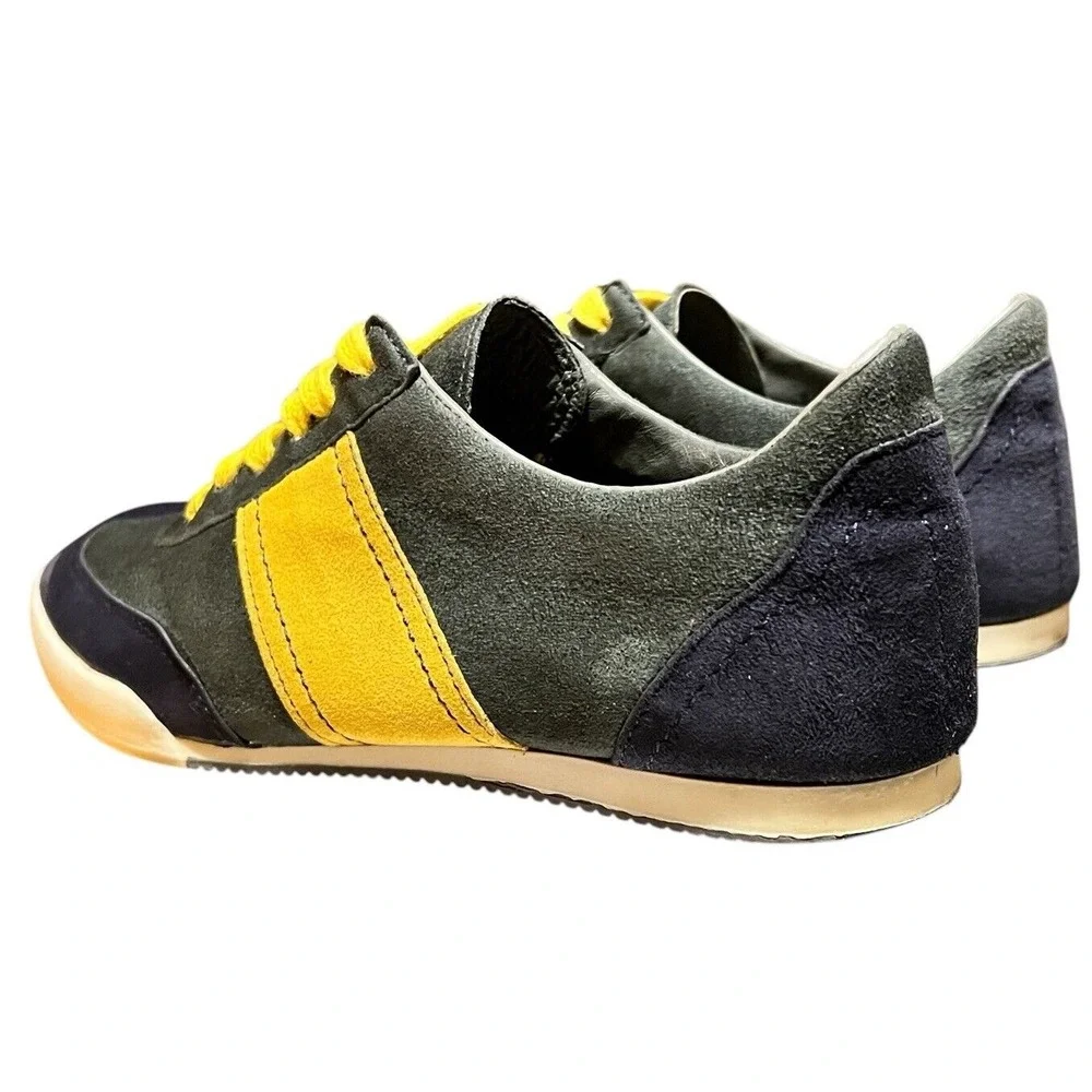 Emerson Fry‎ Woman Suede/Leather  Daily Trainers Navy/ Mustard Portugal EU 36